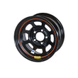 Load image into Gallery viewer, Bassett 14x7 5x100mm 3in BS D-Hole Light Black 47SN3