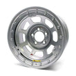 Load image into Gallery viewer, Bassett 15X8 IMCA B/Lock Wheel D-Hole Silver 5x5 58D52ISLK
