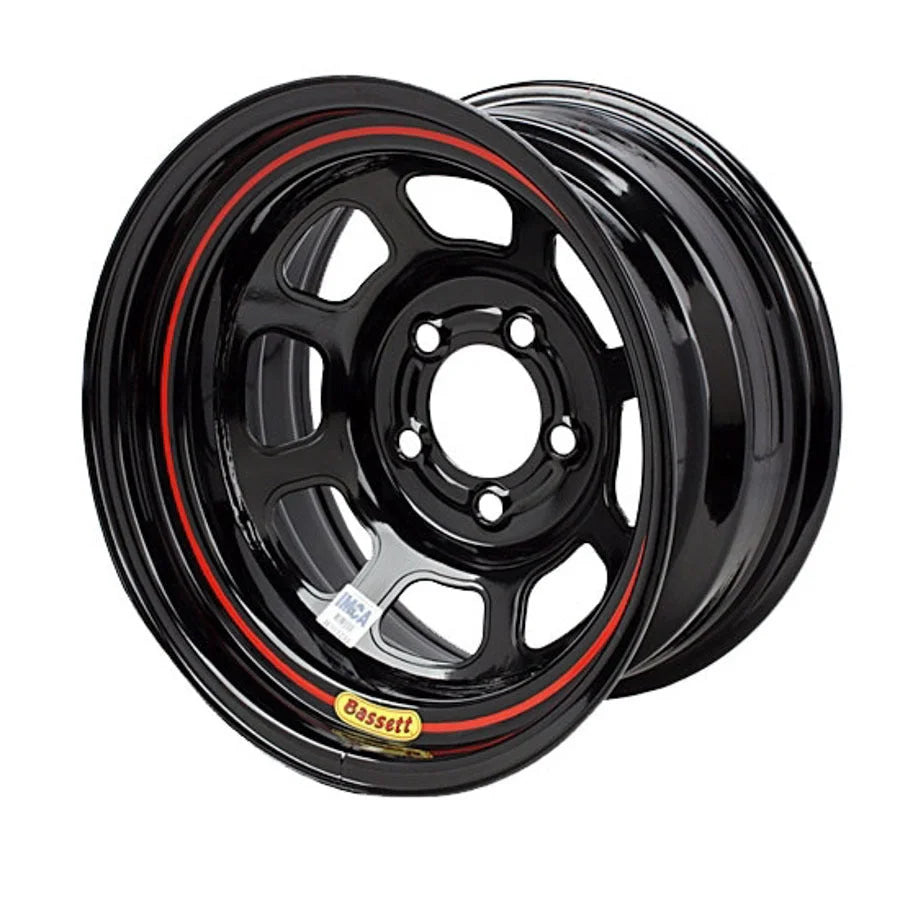 Bassett 15x7 5x100mm 3in DOT Black 57RN3