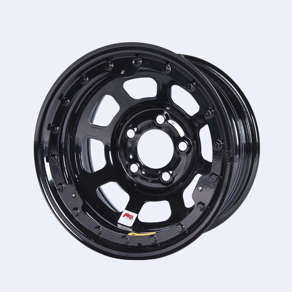 Bassett 15x8 IMCA B/Lock Wheel Black D-Hole 5x4.75 58DC2ILK