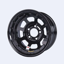 Load image into Gallery viewer, Bassett 15x8 IMCA B/Lock Wheel Black D-Hole 5x5 58D54ILK