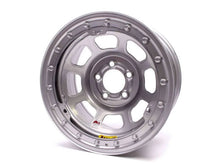 Load image into Gallery viewer, Bassett 15x8 IMCA B/Lock Wheel D-Hole Silver 5x4.75 58DC475ISLK