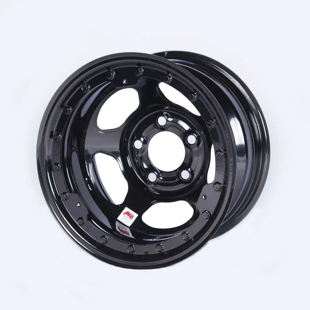 Bassett 15x8 IMCA Black Beadlock Inertia 5x5 58A52ILK