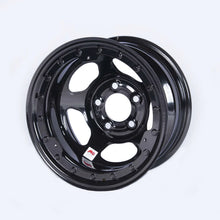 Load image into Gallery viewer, Bassett 15x8 IMCA Black Beadlock Inertia 5x5 58A52ILK