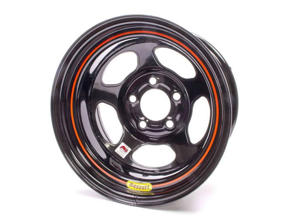 Bassett 15x8 IMCA Black Inertia  5x4.75 58AC4I