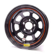 Load image into Gallery viewer, Bassett 15x8 IMCA Wheel D-Hole Black 5x5 58D51I