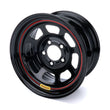 Load image into Gallery viewer, Bassett 15x8 Wheel D-Hole Black 58DC45