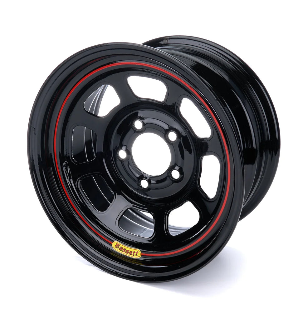 Bassett 15x8 Wheel D-Hole Black 58DC45
