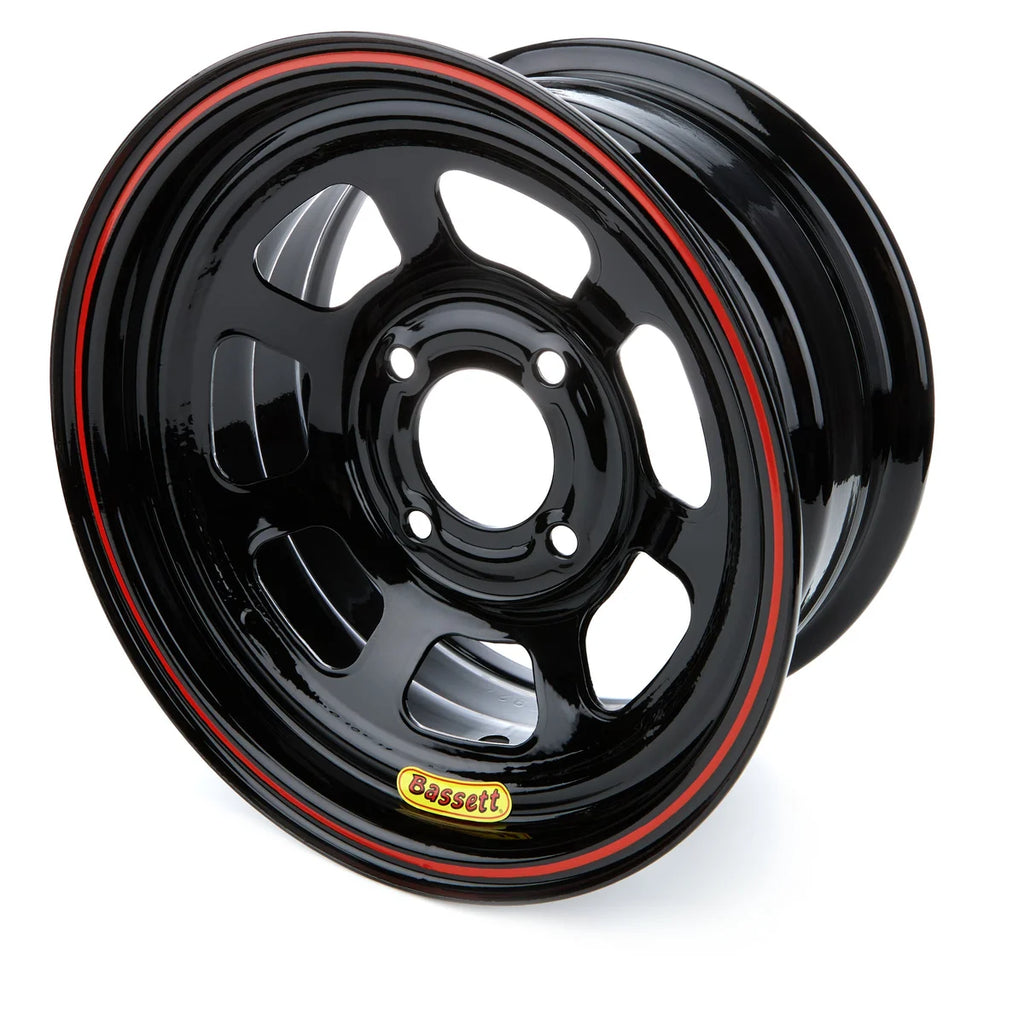 Bassett Wheel 13x7 4x4.5 4in BS Black L37ST4