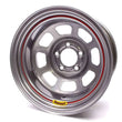 Load image into Gallery viewer, Bassett Wheel 14x7 D-Hole 5x 4.5in 3.75in BS Silver 47SF375S