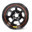 Load image into Gallery viewer, Bassett Wheel 15x7 5x100mm D- Hole 3in BS Black 57SN3