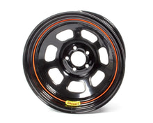 Load image into Gallery viewer, Bassett Wheel 15x7 5x100mm D- Hole 3in BS Black 57SN3