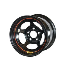 Load image into Gallery viewer, Bassett Wheel 15x8 5x5 3in Armor Edge Black 58A53W