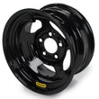 Load image into Gallery viewer, Bassett Wheel 15x8 Black Inerita 5x5 w/ Mudcover Tabs 58R53EBTAB