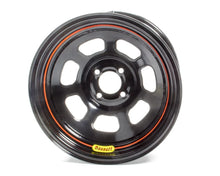 Load image into Gallery viewer, Bassett Wheel 15x8 D-Hole 4x100 mm 4in BS Black 58SH4
