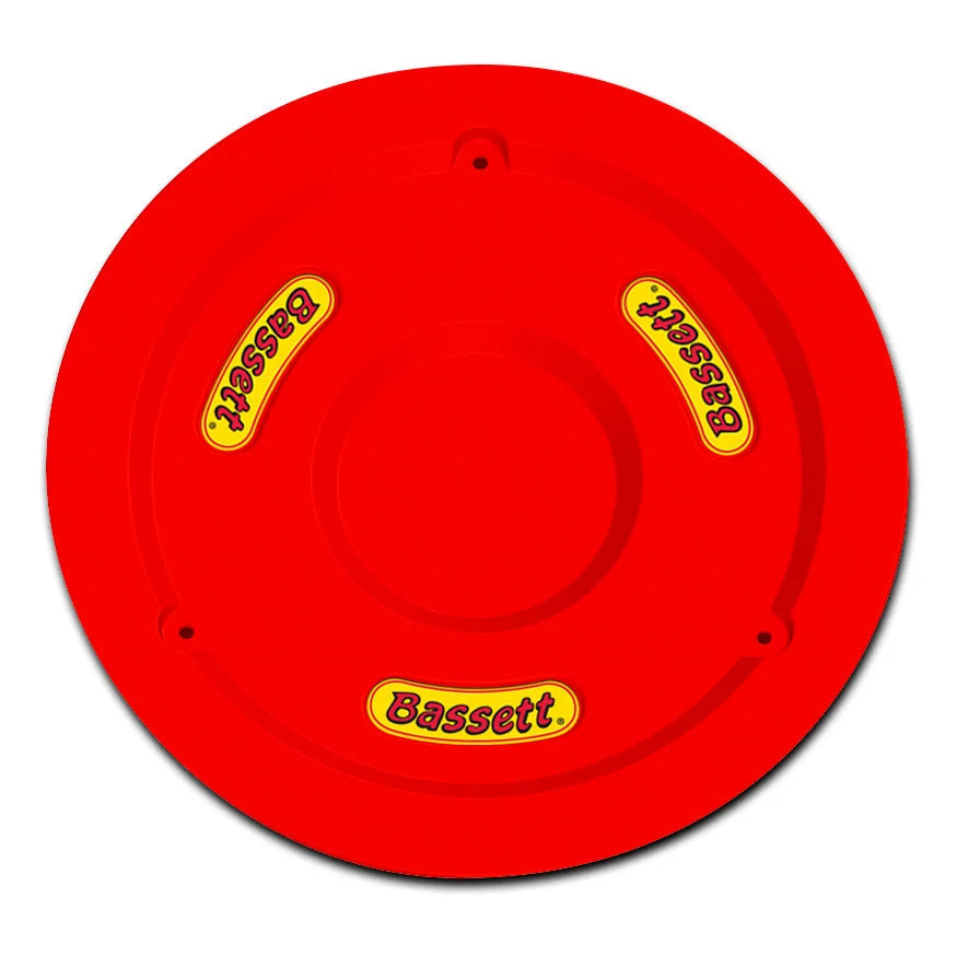 Bassett Wheel Cover 15in Red Fluorescent 5PLG-FLORED