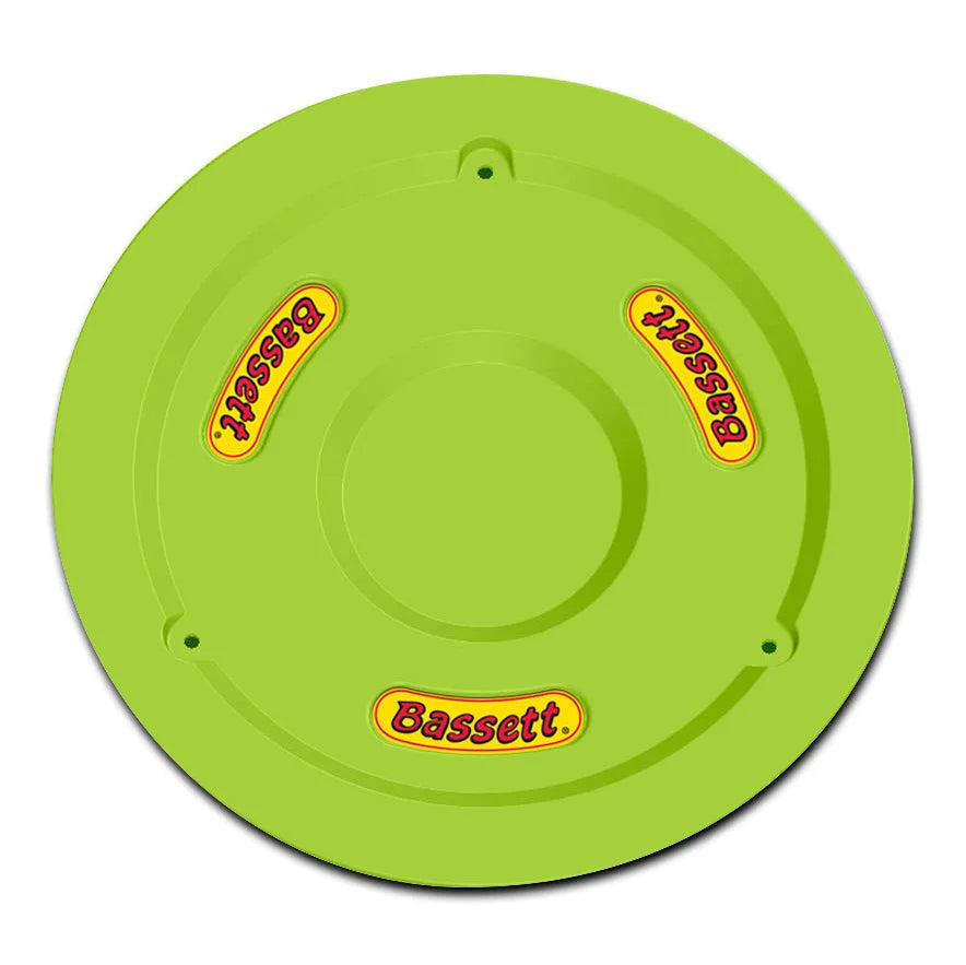 Bassett Wheel Cover 15in Yellow Fluorescent 5PLG-FLOYEL