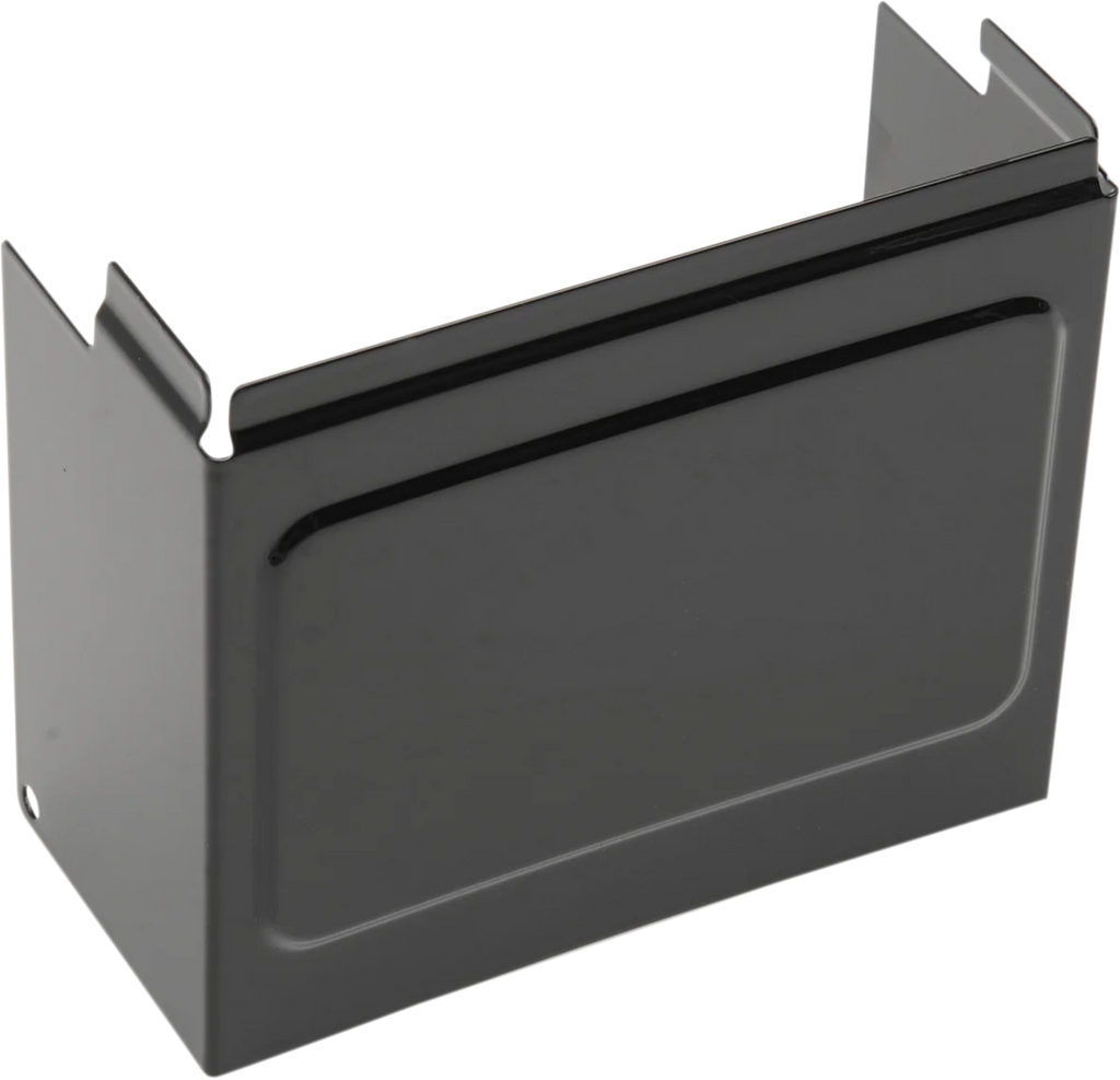Battery Cover - Raised - Black DragSpecialties 25-0006GB - Main Product View