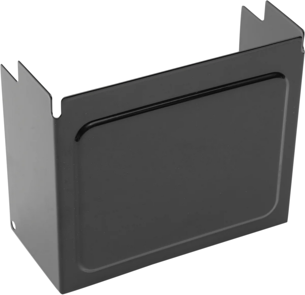 Battery Cover - Raised - Chrome DragSpecialties 25-0029-BX44 - Side View