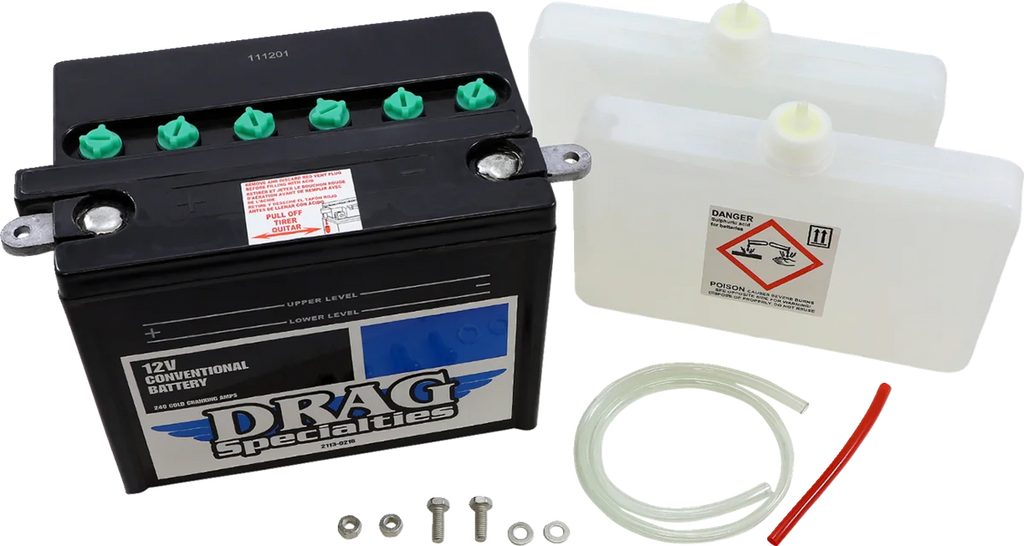 Battery Kit - CHD4-12 DragSpecialties DHD4-12FP - Side View