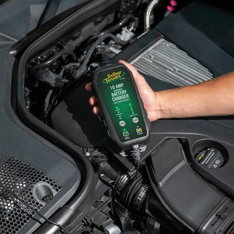 Battery Tender 10A Power Tender Selectable 12V Battery Charger - Main Product View