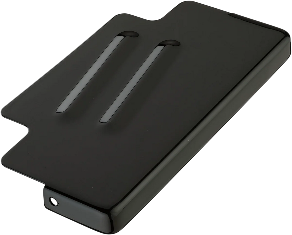 Battery Top Cover - Black - '91-'96 FXD DragSpecialties 74514B - Main Product View