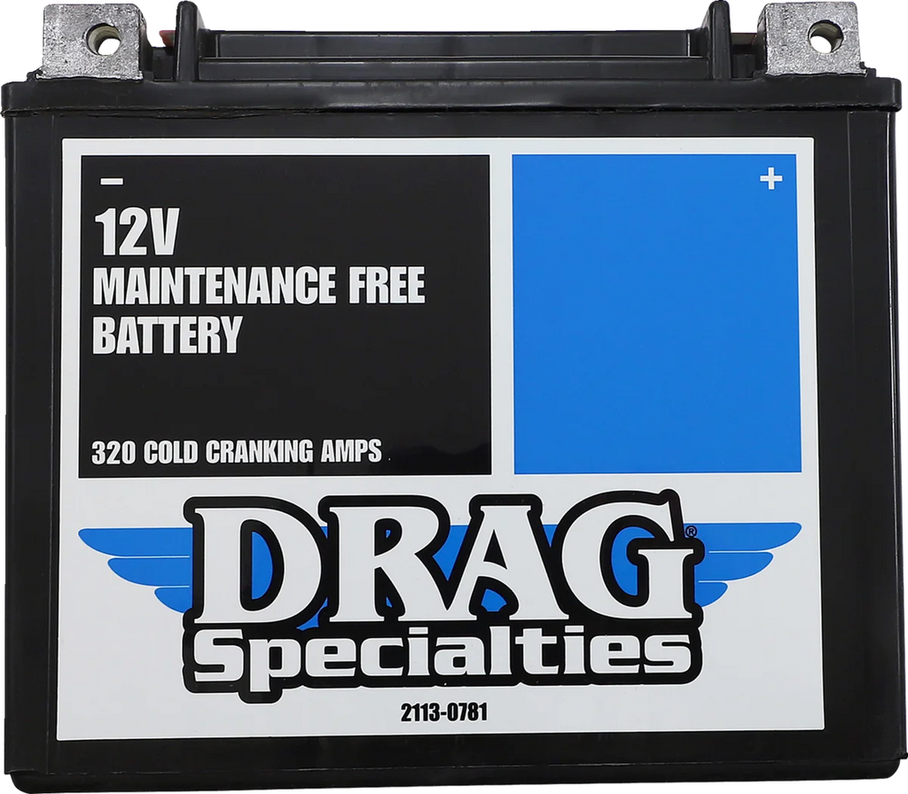 Battery - YTX20HLBSFT DragSpecialties CTX20HL-BS FT - Side View