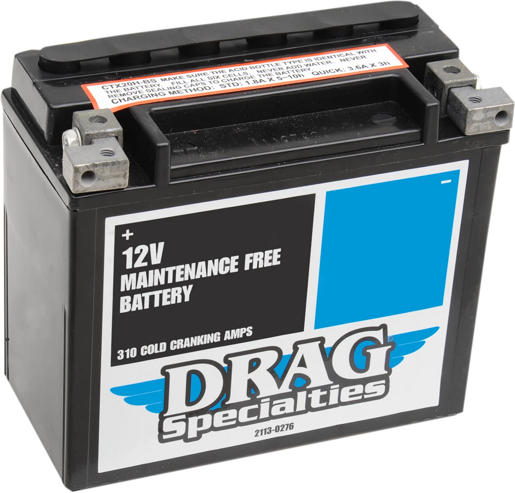 Battery - YTX20HLBSFT DragSpecialties CTX20HL-BS FT - Additional View 5