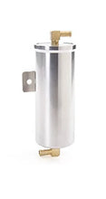 Load image into Gallery viewer, Be Cool Billet Alum. Recovery Tank Vented Diam-Cut Fin 70003