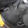 Load image into Gallery viewer, BedRug 07-10 Jeep JK 2Dr Front 3pc BedTred Floor Kit (Incl Heat Shields) - Installation View