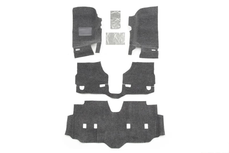BedRug 07-16 Jeep JK Unlimited 4Dr Front 4pc Floor Kit (Incl Heat Shields) - Main Product View