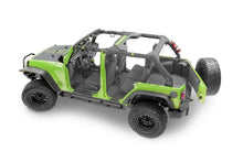 Load image into Gallery viewer, BedRug 07-16 Jeep JK Unlimited 4Dr Front 4pc Floor Kit (Incl Heat Shields) - Back View