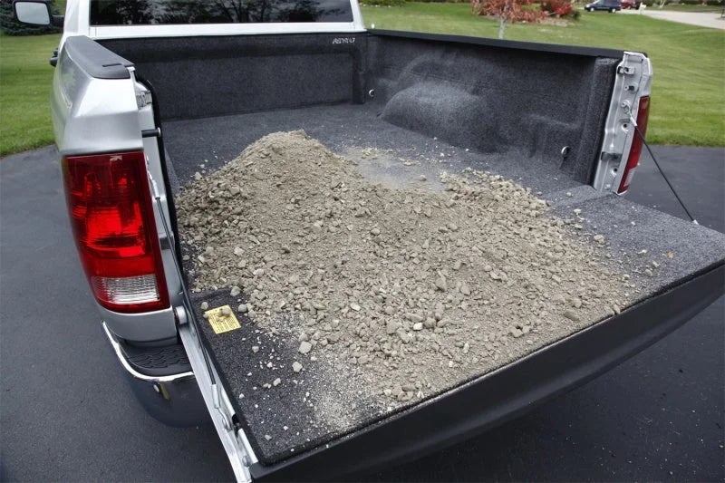 BedRug 09-18 Dodge Ram 5.7ft Bed w/Rambox Bed Storage Bedliner - Back View