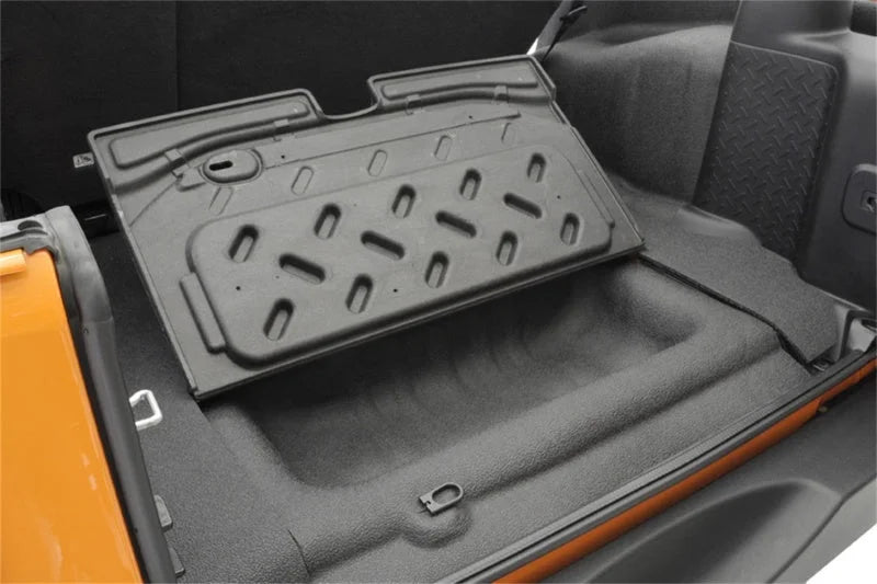 BedRug 11-16 Jeep JK 2Dr Rear 5pc BedTred Cargo Kit (Incl Tailgate & Tub Liner) - Installation View