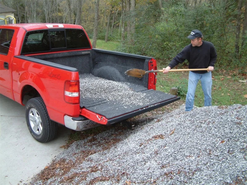 BedRug 2017+ Ford F-250/F-350 Super Duty 8ft Long Bed Bedliner - Side View
