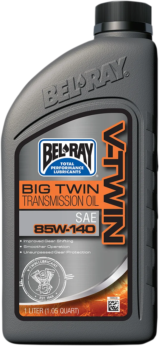 Bel-Ray Big Twin Transmission Oil - 6 U.S. gal. - Bag-In-Box 301828150033 - Side View