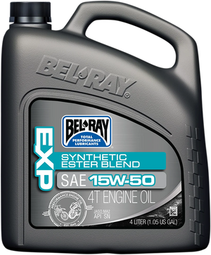 Bel-Ray EXP Synthetic Blend 4T Oil - 15W-50 - 4L 99130-B4LW - Main Product View