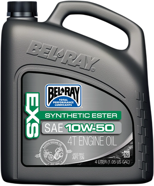 Bel-Ray EXS Synthetic 4T Oil - 10W-50 - 4L 99160-B4LW - Main Product View