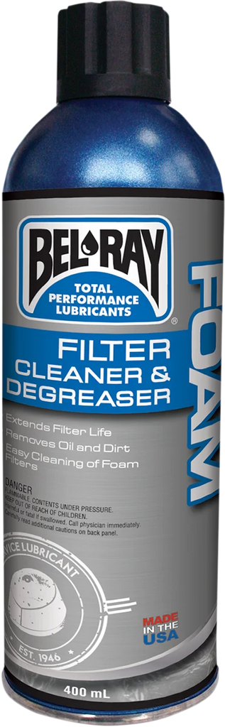 Bel-Ray Foam Filter Cleaner - 13.5 U.S. fl oz. - Aerosol 99180-A400W