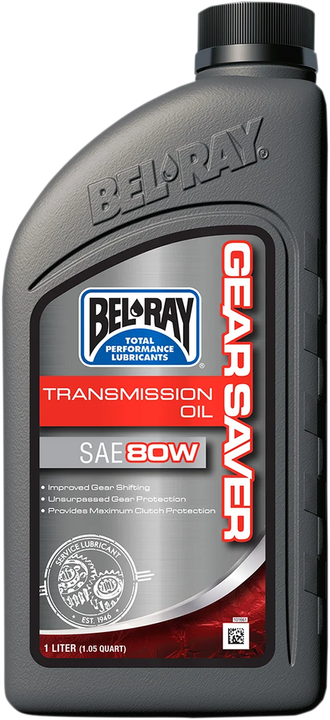 Bel-Ray Gear Saver Transmission Oil - 80wt - 1L 99250-B1LW
