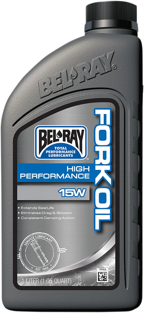 Bel-Ray High-Performance Fork Oil - 5wt - 1L 99300-B1LW - Side View
