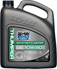 Load image into Gallery viewer, Bel-Ray Thumper Synthetic Oil - 10W-50 - 4L 99550-B4LW - Main Product View