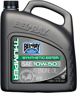 Bel-Ray Thumper Synthetic Oil - 10W-50 - 4L 99550-B4LW - Main Product View