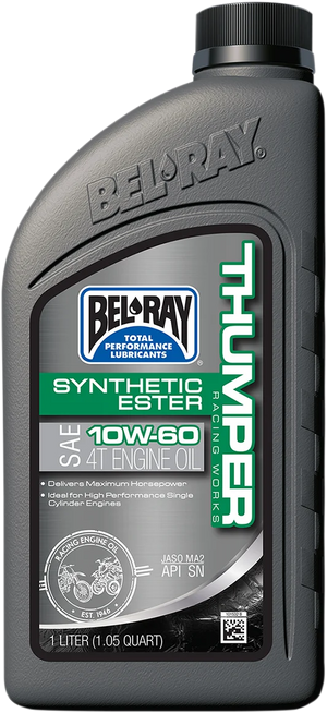 Bel-Ray Thumper Synthetic Oil - 10W-60 - 1L 99551-B1LW - Main Product View