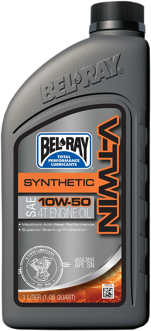 Bel-Ray V-Twin Synthetic Oil - 10W-50 - 6 U.S. gal. - Bag-In-Box 301390150033 - Side View