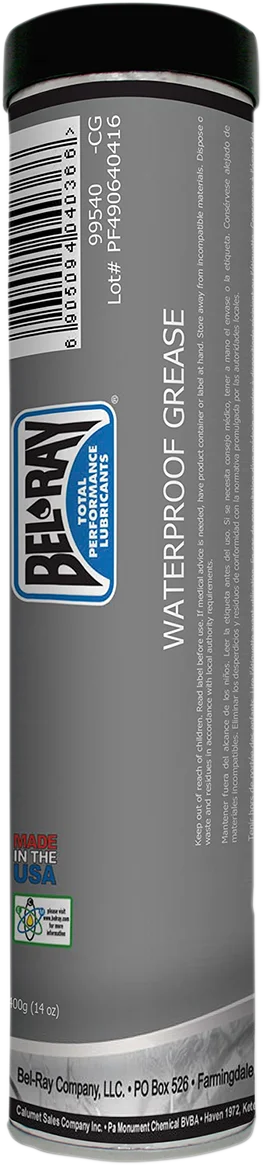 Bel-Ray Waterproof Grease - 14 oz. net wt. - Cartridge 301293150235 - Main Product View