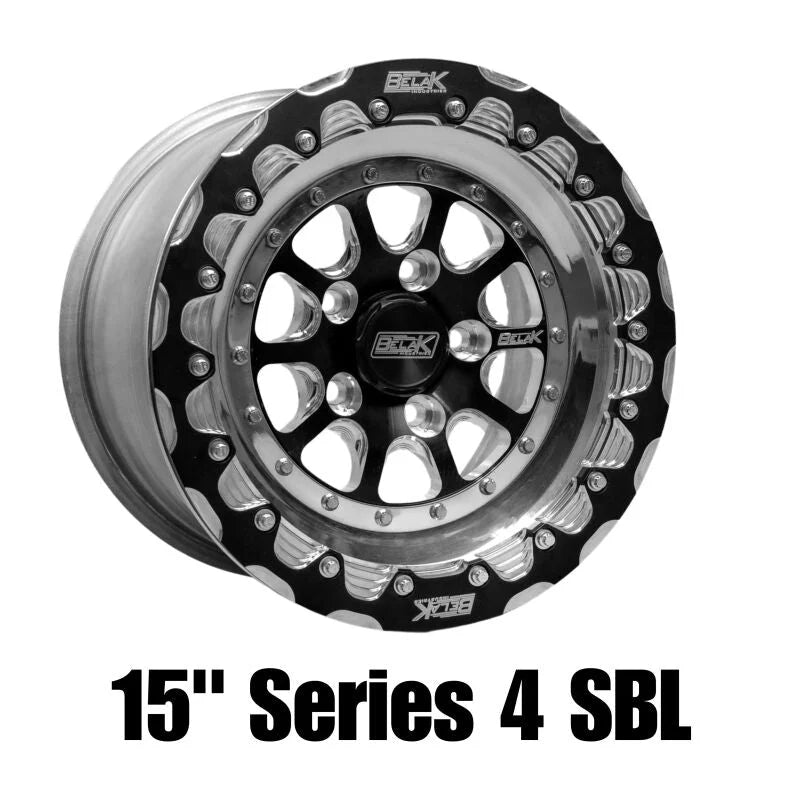 Belak 15x11 / 7in BS / 5x120 BP / High Pad / Series 4 Wheel - Single Beadlock - Side View