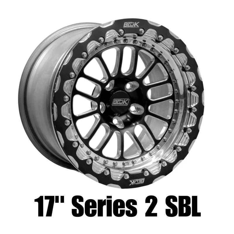 Belak 17x11 / 6.25in BS / 5x4.75 BP / High Pad / Series 2 Wheel - Single Beadlock - Side View