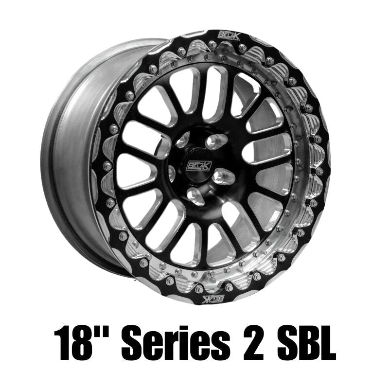 Belak 18x9 / 5.75in BS / 5x120 BP / High Pad / Series 2 Wheel - Single Beadlock - Side View