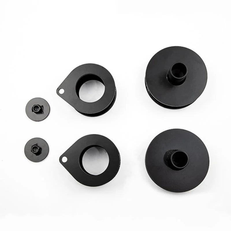 Belltech 07-17 Jeep Wrangler Rubicon JK (4 door) 2.5in Front 2in Rear Lift Coil Spring Spacer - Back View